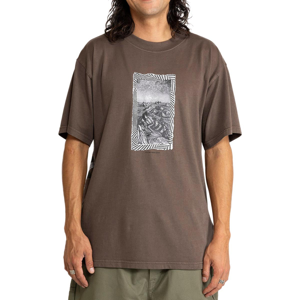 Volcom Tt B Iguchi Valley T-Shirt - Dark Earth image 3