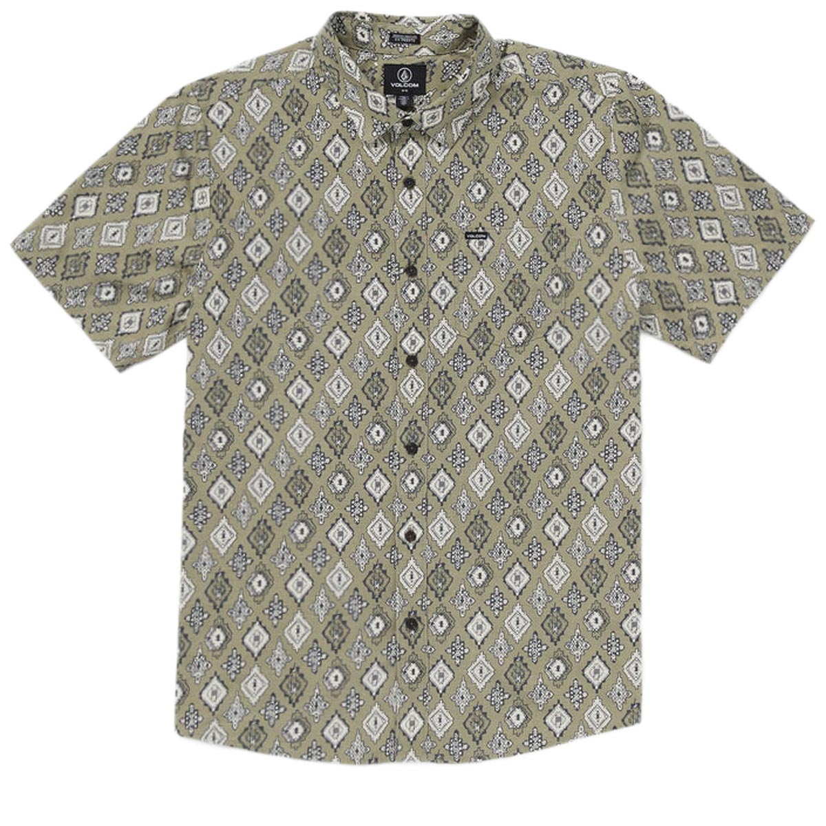 Volcom Scaler Stone Woven Shirt - Thyme Green image 1