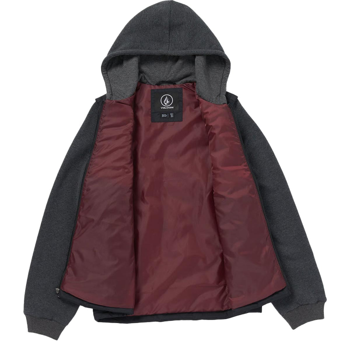 Volcom Stayner Hooded Jacket - Black image 3