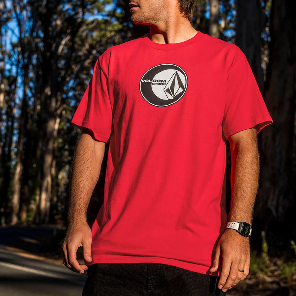 Volcom Simply Stoned T-Shirt - Ribbon Red image 2