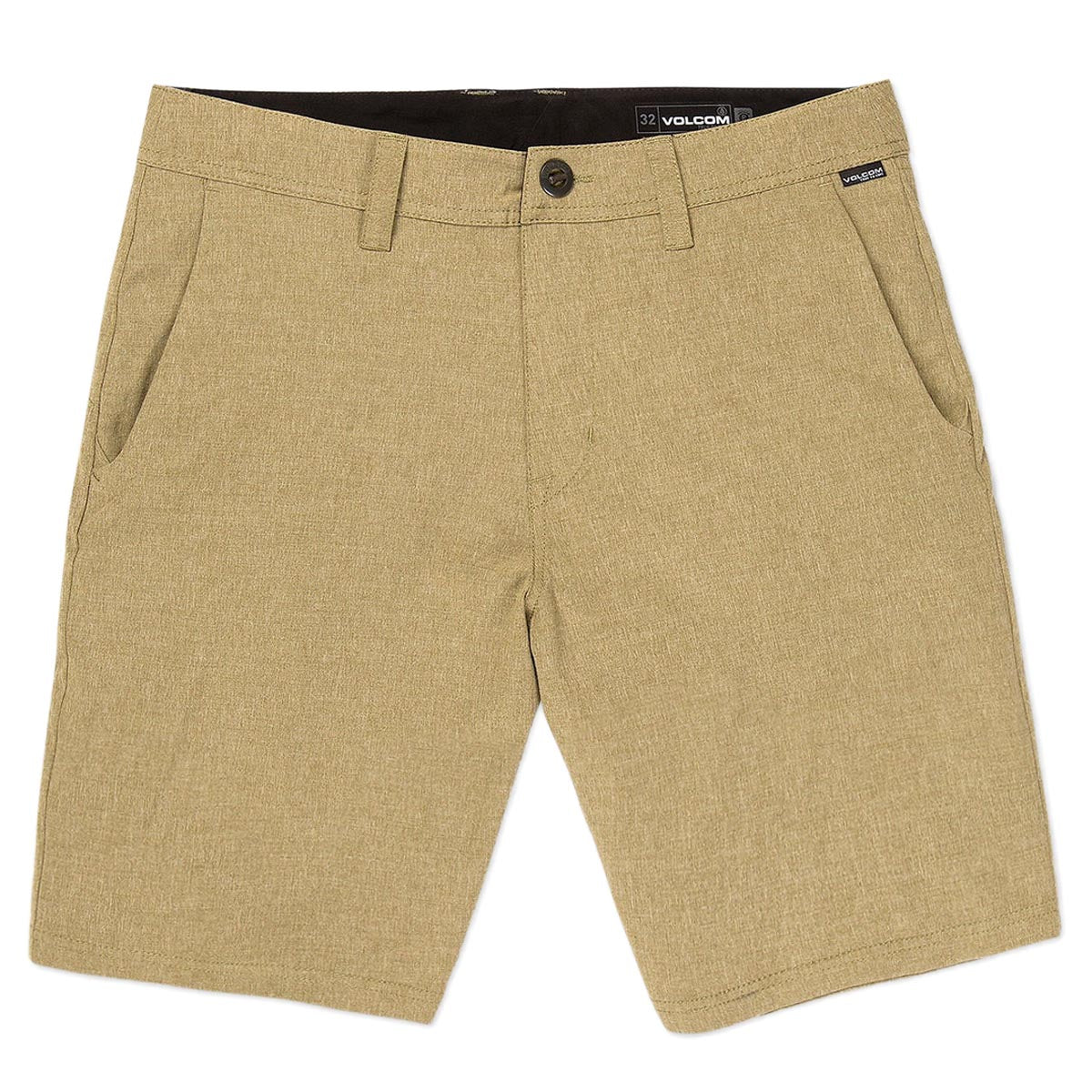 Volcom Frickin Cross Shred Static 20 Shorts - Dark Khaki image 1