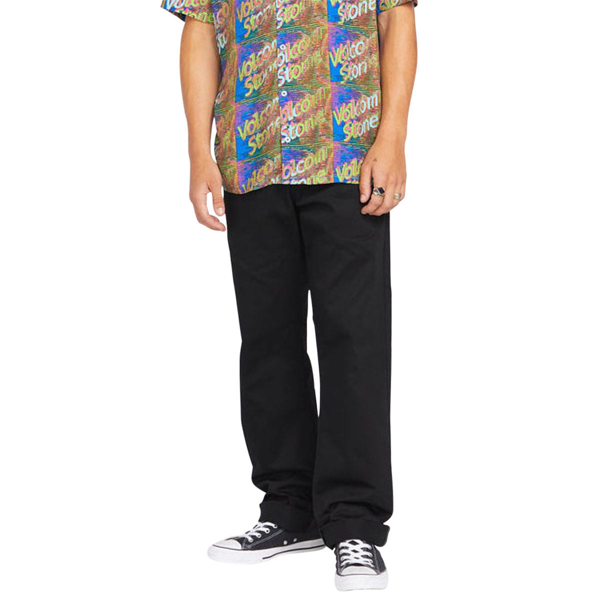 Volcom Frickin Skate Chino Pants - New Black image 1