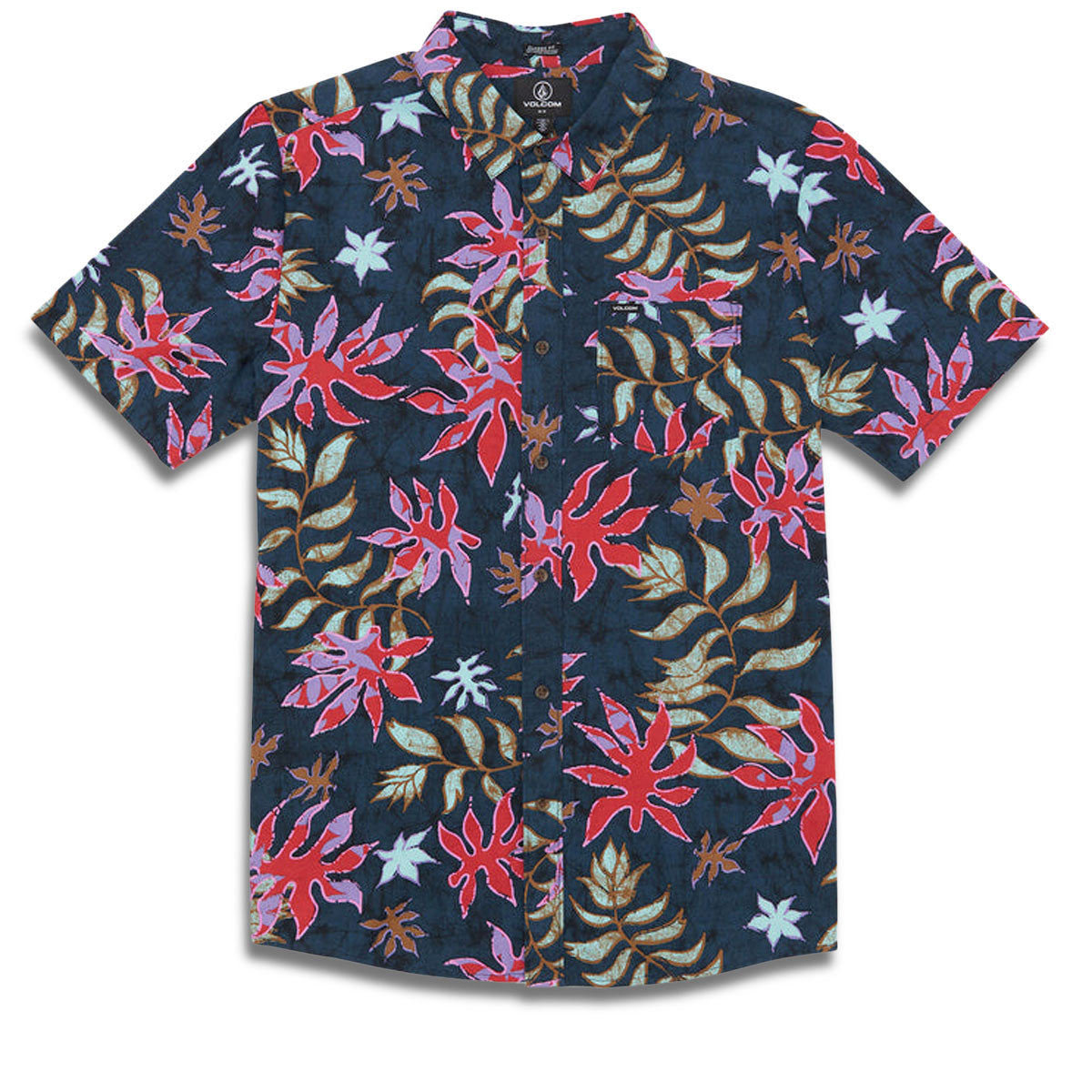 Volcom Floral Motion Shirt - Navy image 1