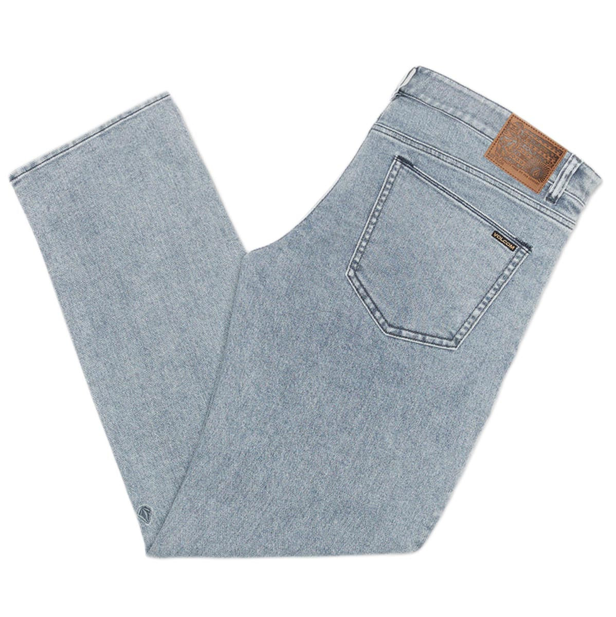 Volcom Modown Tapered Denim Pants - Ash Blue image 2