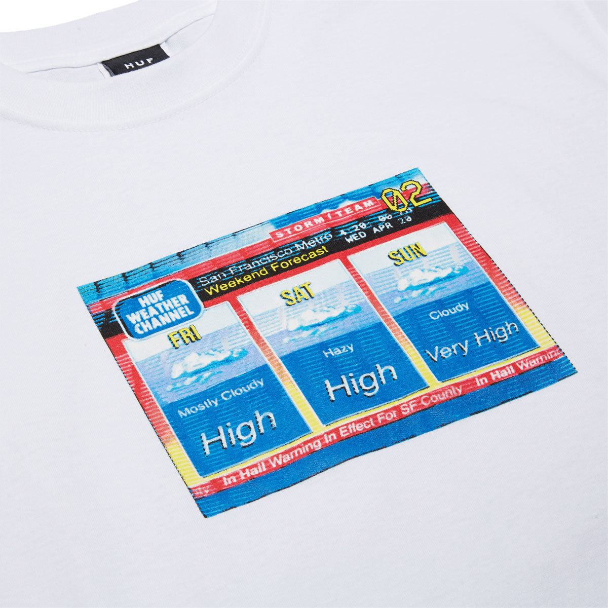 HUF Forecast T-Shirt - White image 2