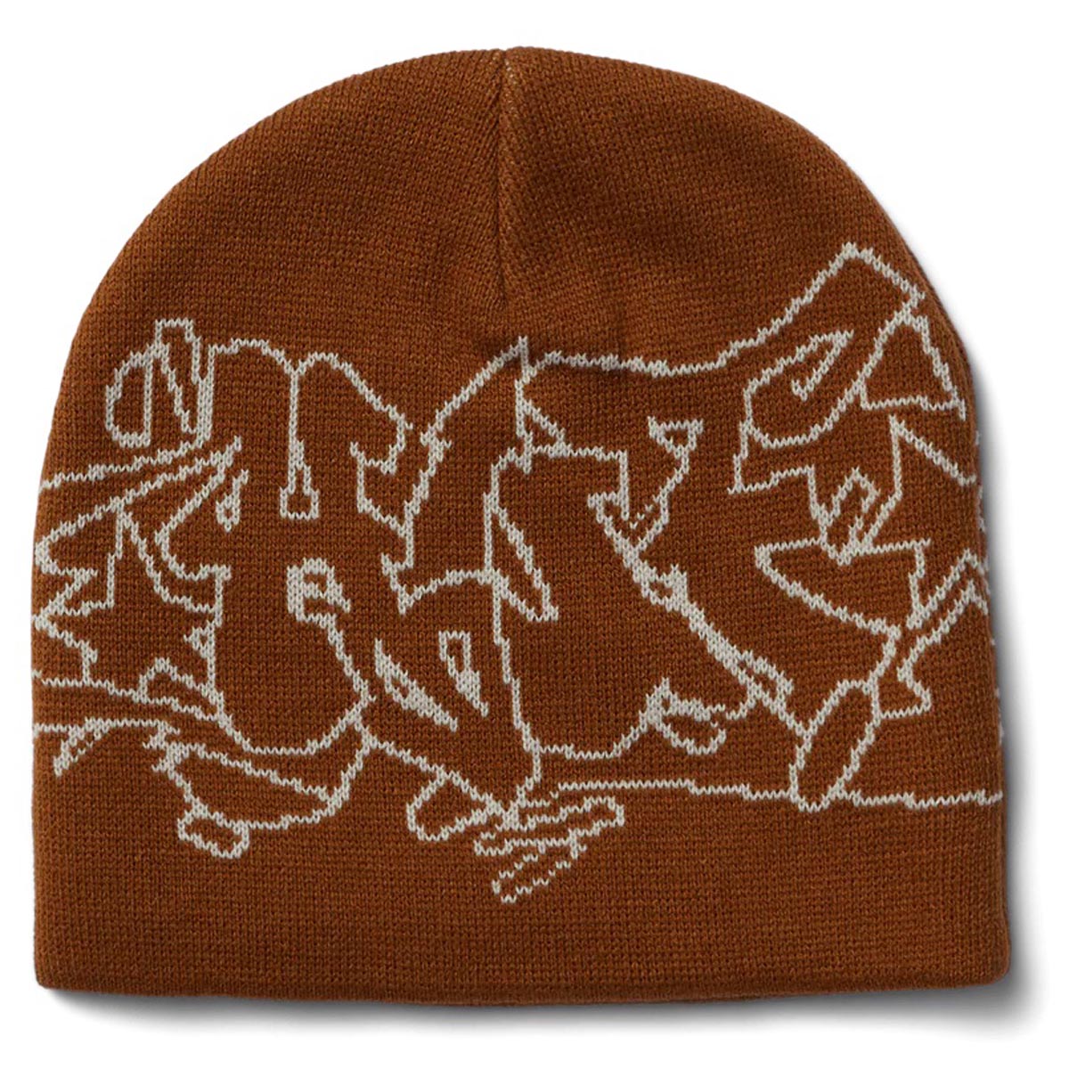 Huf Outlines Skull Beanie - Russet image 2