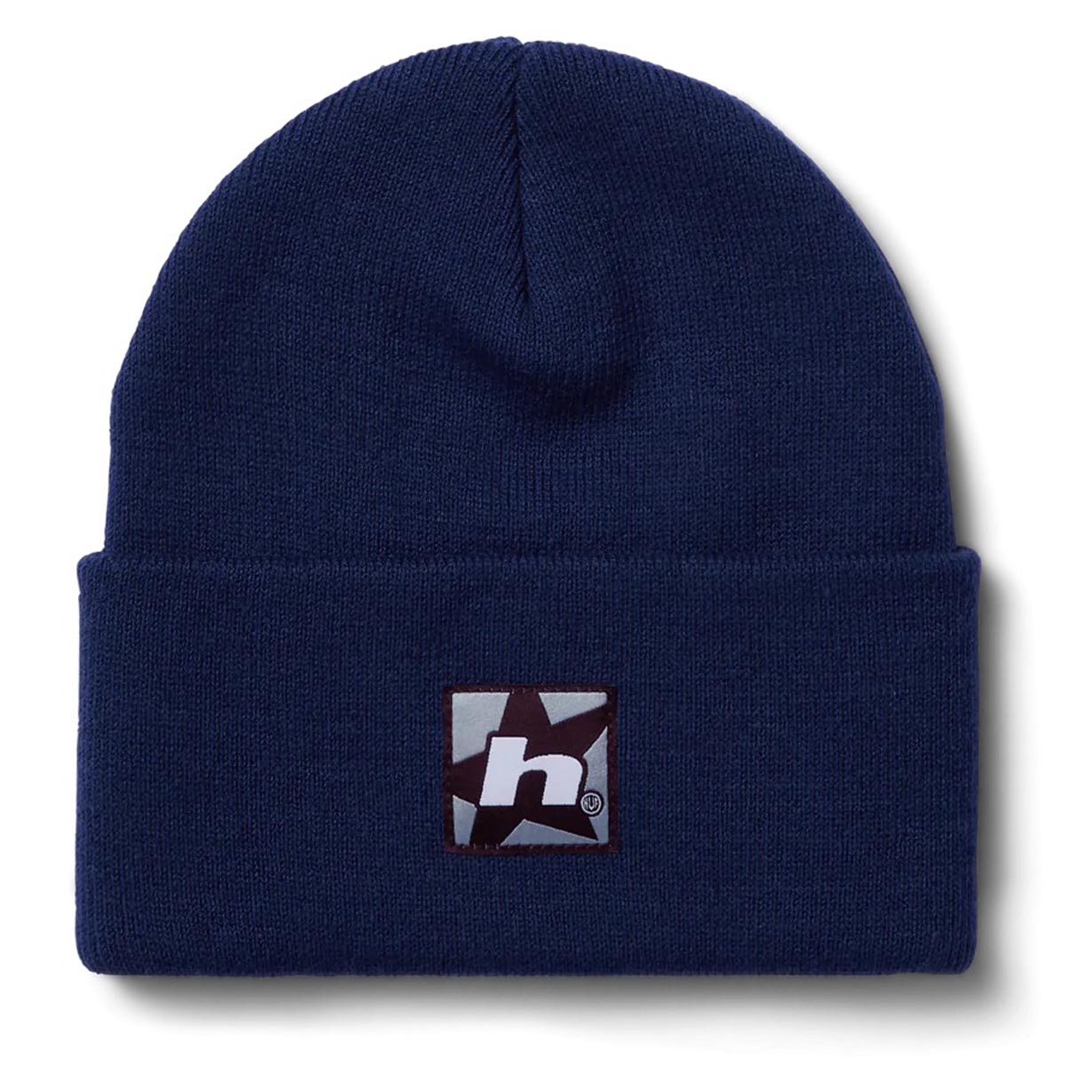 Huf Star Box Logo Beanie - Navy image 1