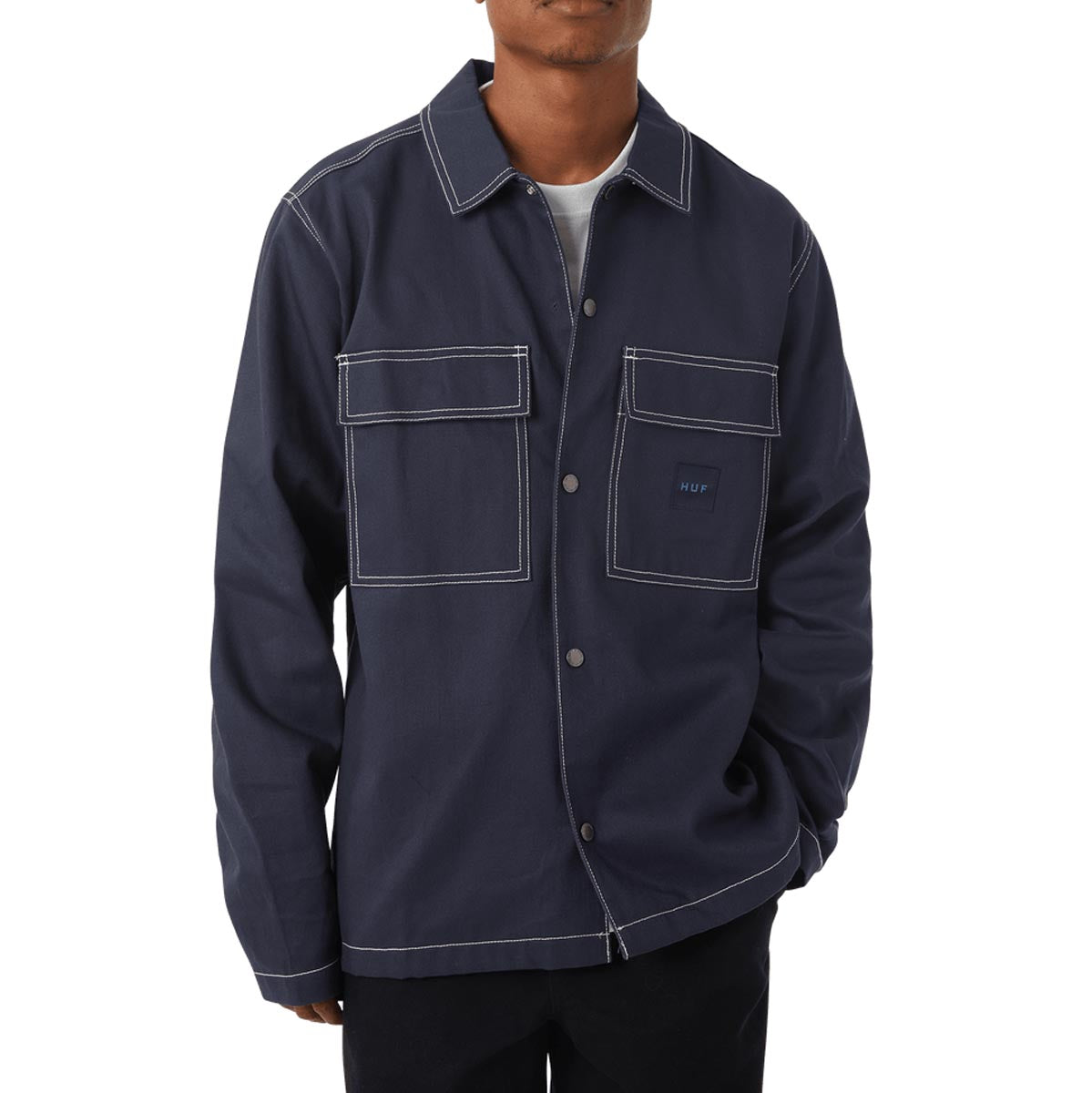 Huf Mason Shacket Jacket - Navy image 1