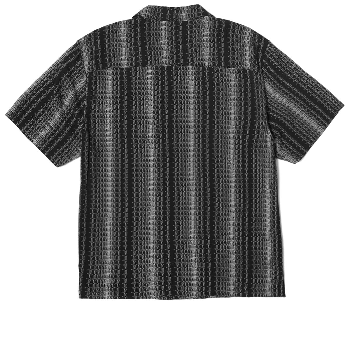 Huf Script Stripe Resort Shirt - Black image 3