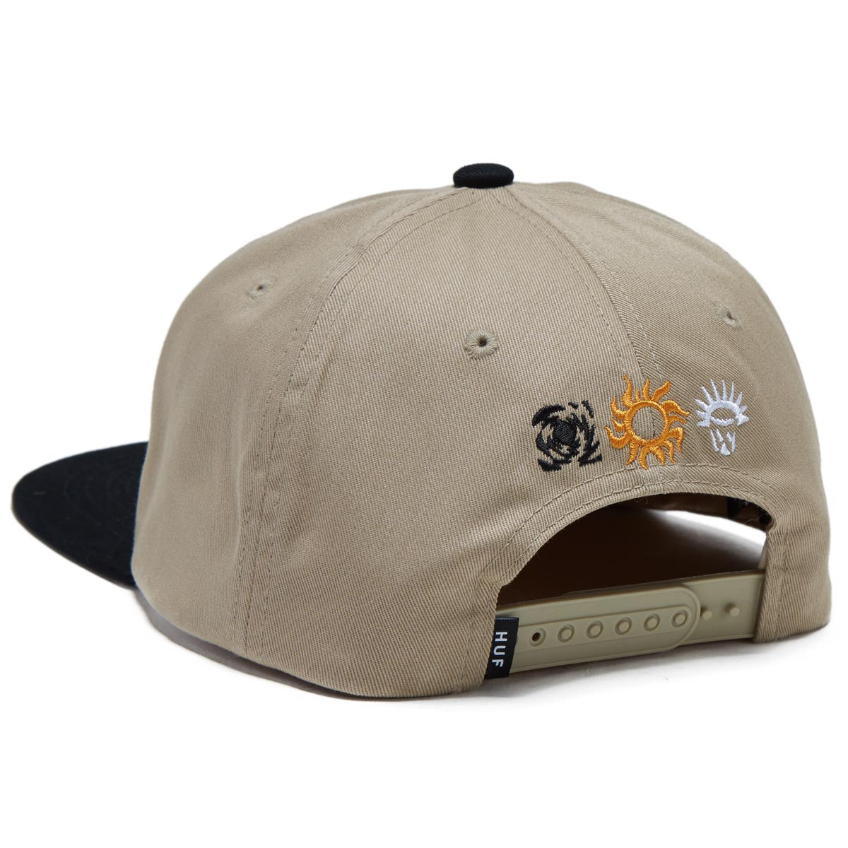 Huf Movement 6 Panel Snapback Hat - Brown image 2