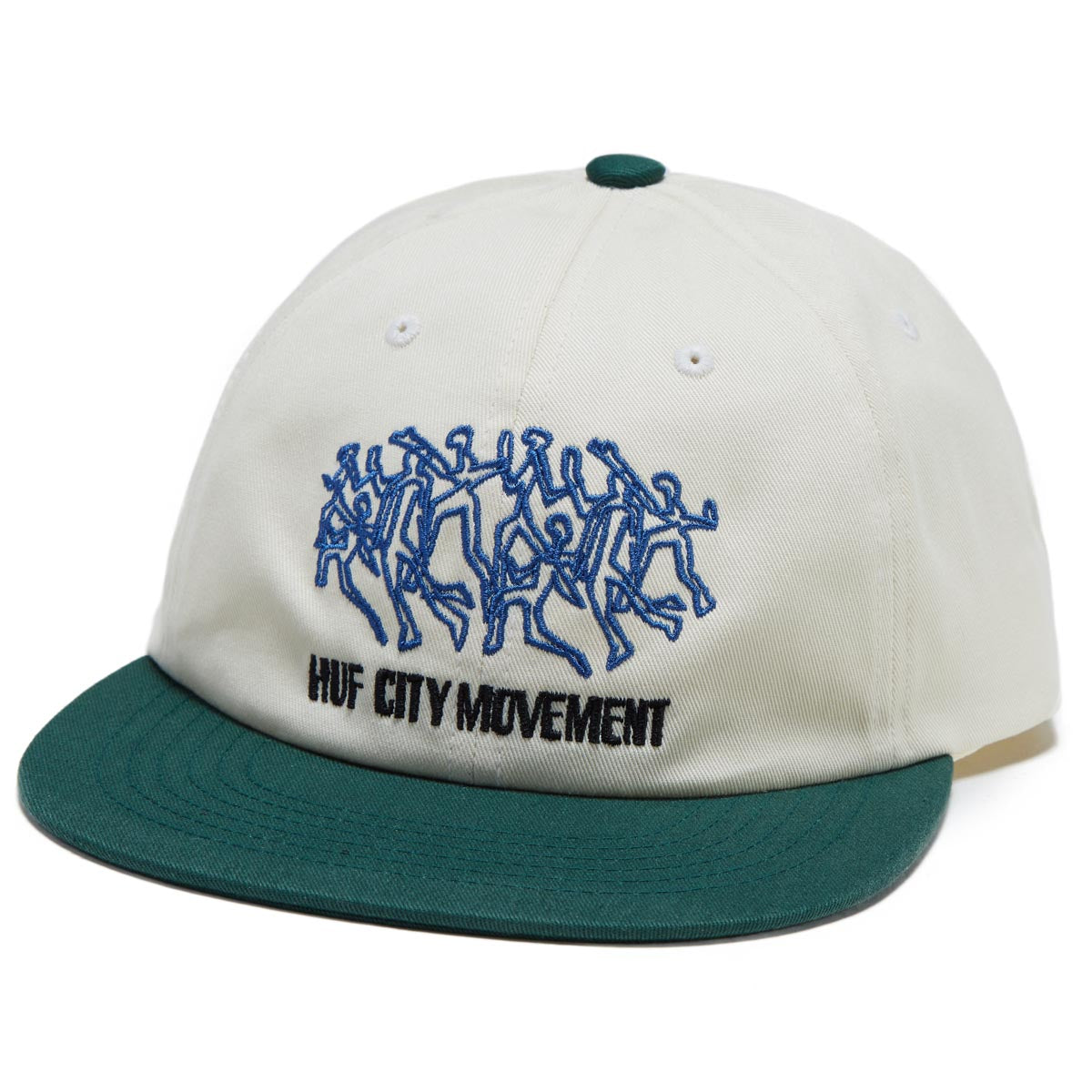 Huf Movement 6 Panel Snapback Hat - Linen image 1