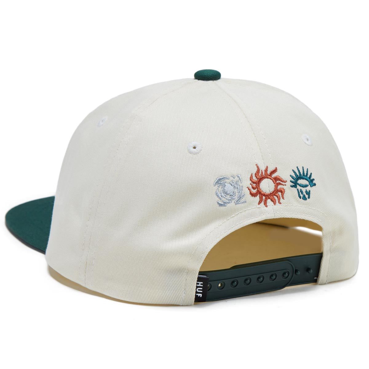 Huf Movement 6 Panel Snapback Hat - Linen image 2