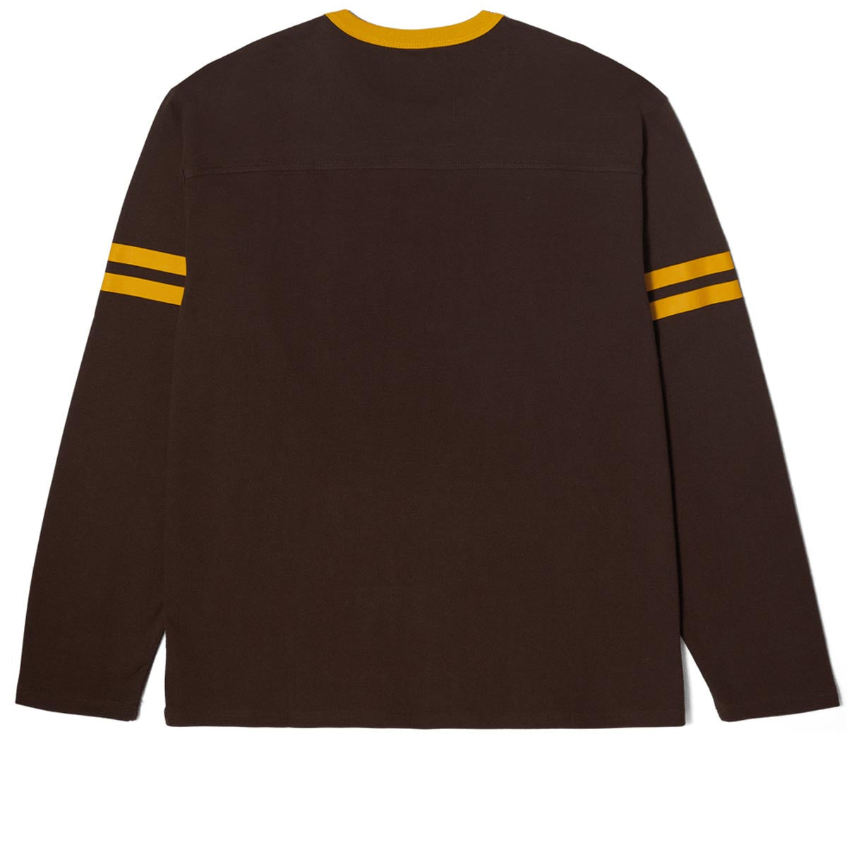 Huf Exeter Long Sleeve Football Shirt - Espresso image 3