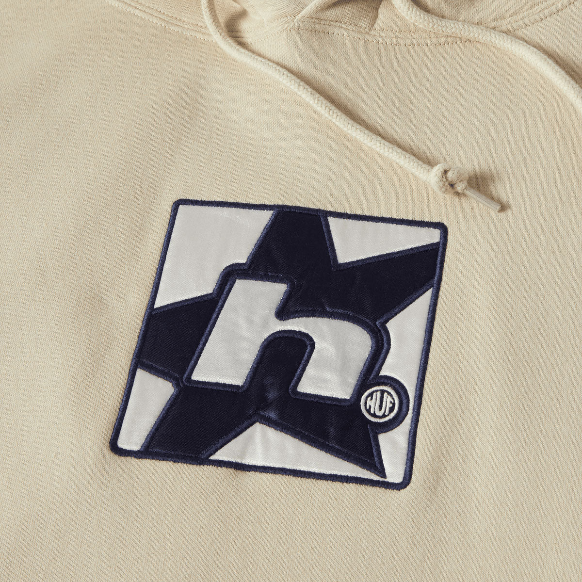 Huf H Star Hoodie - Stone image 2