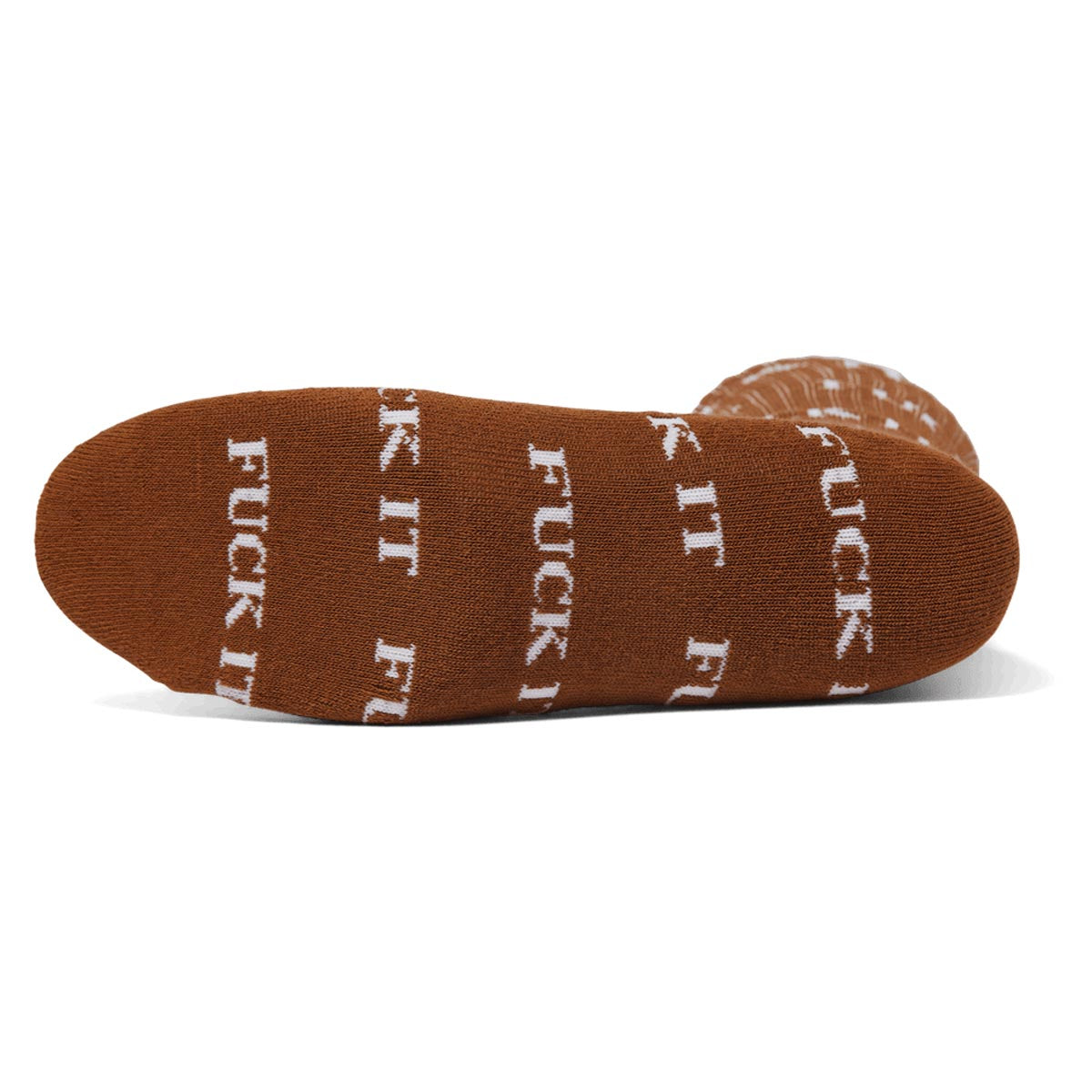 Huf Fuck It Socks - Brown image 2