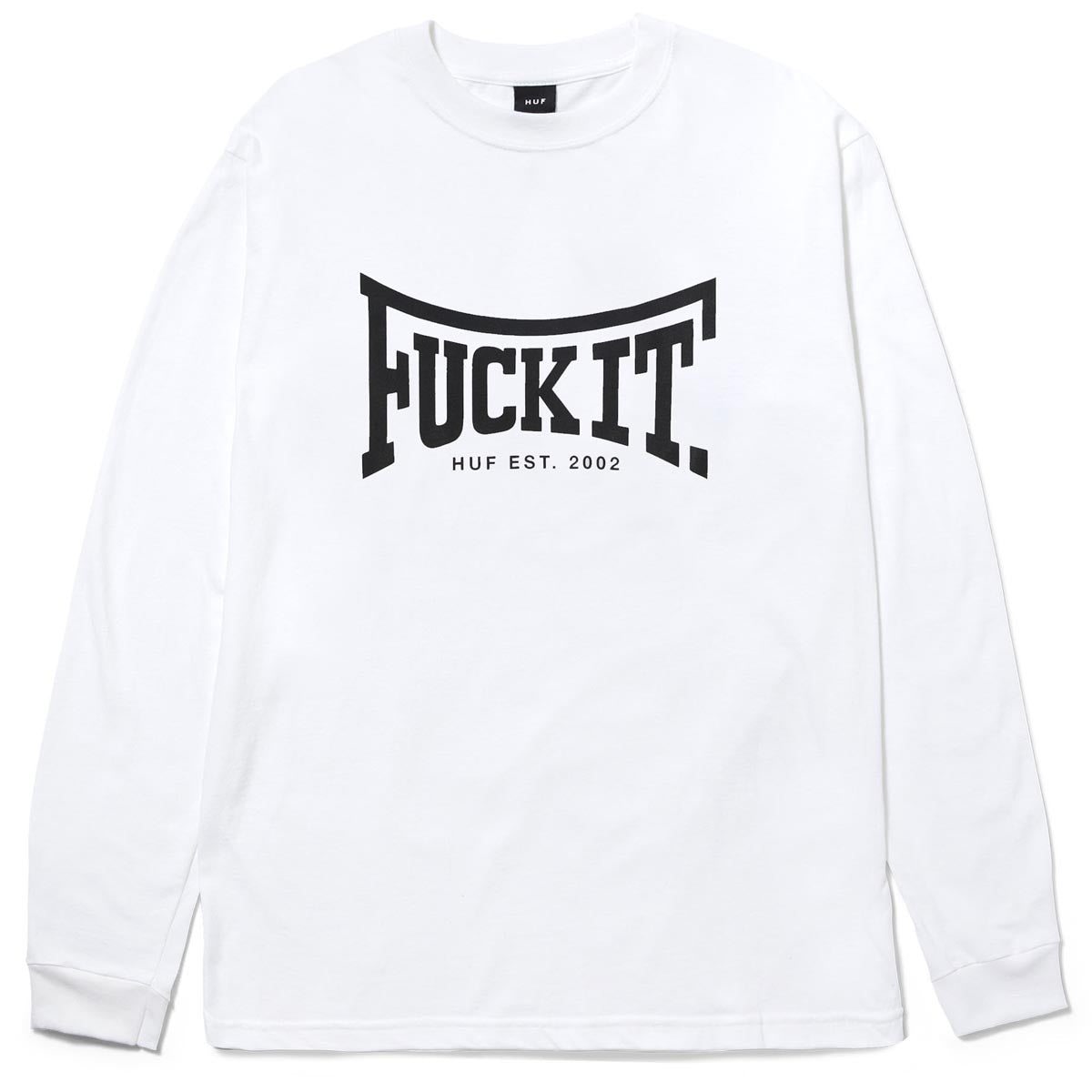 Huf Throwing Hands Long Sleeve T-Shirt - White image 1