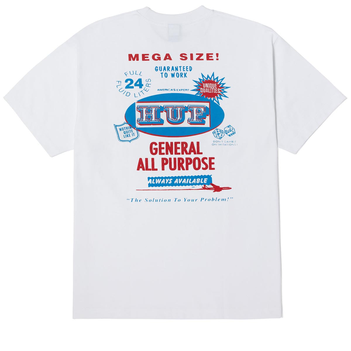 Huf All Purpose T-Shirt - White image 2