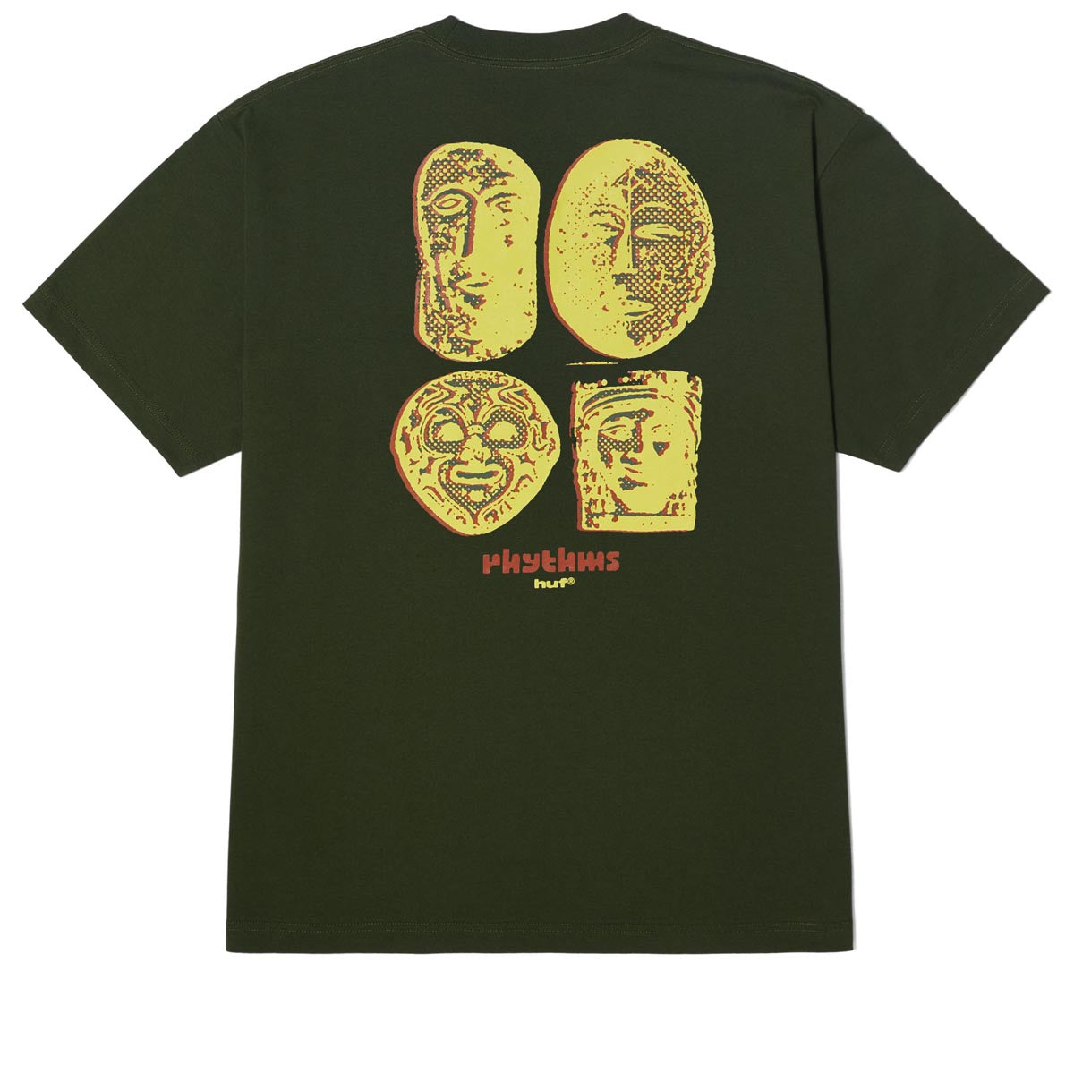 Huf Rhythms T-Shirt - Hunter Green image 2