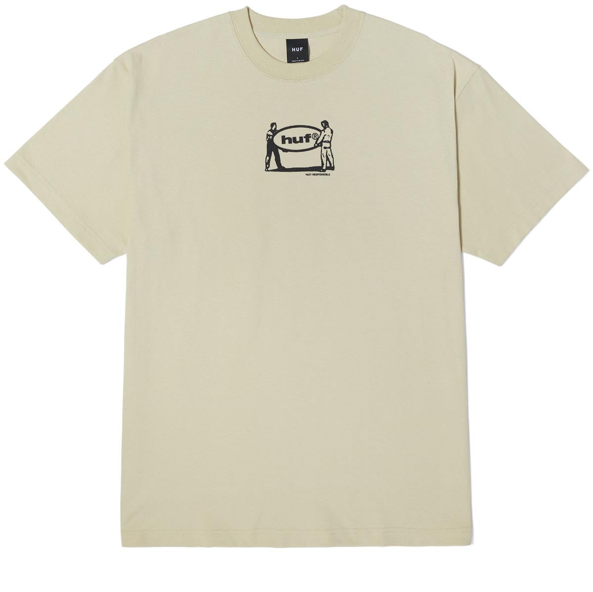 Huf Relocation T-Shirt - Stone image 1