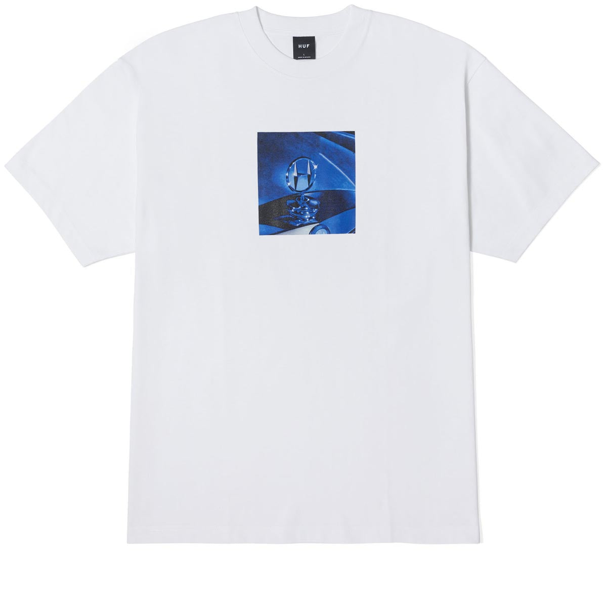 Huf H Class Emblem T-Shirt - White image 1