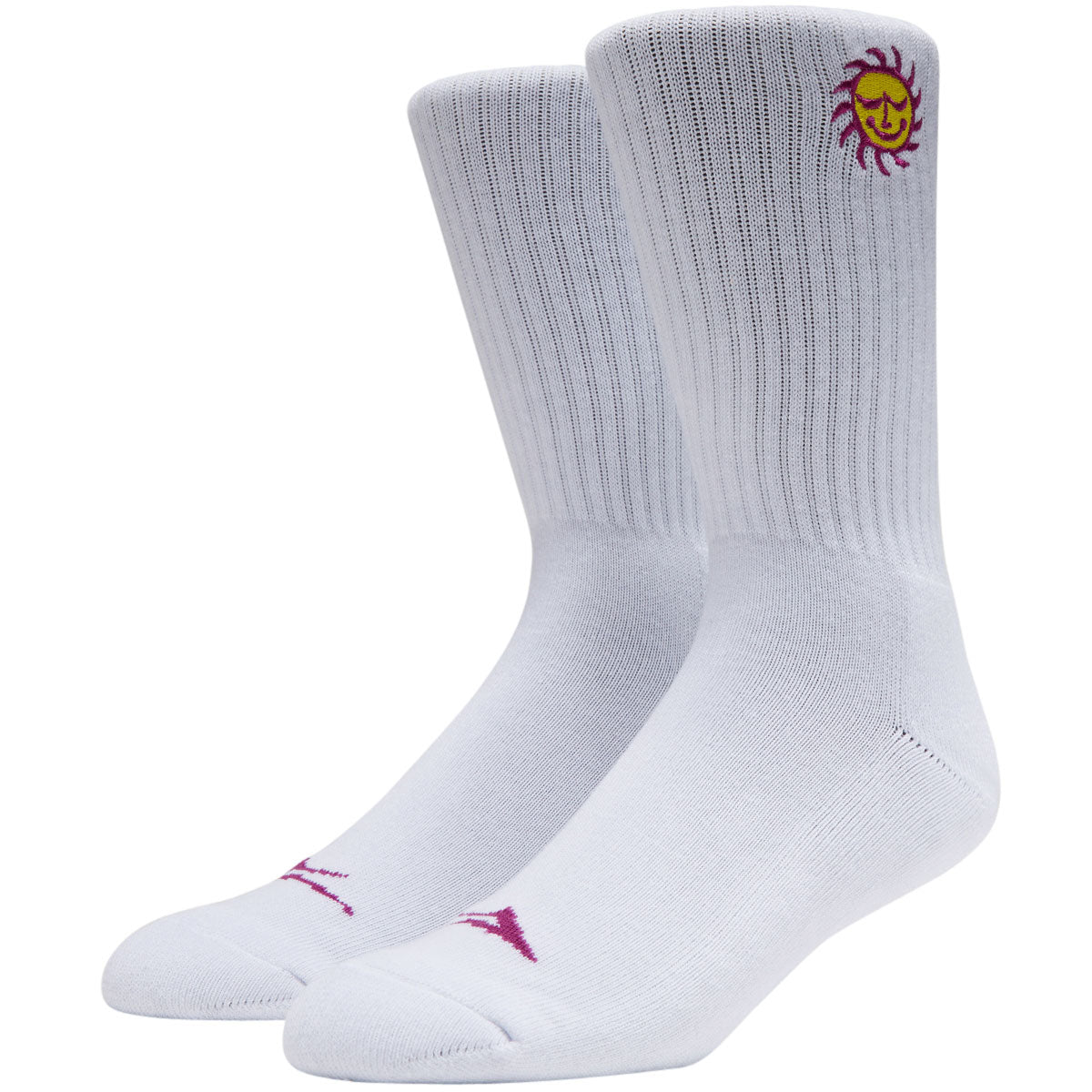 Lakai Sunny Crew Socks - White image 1