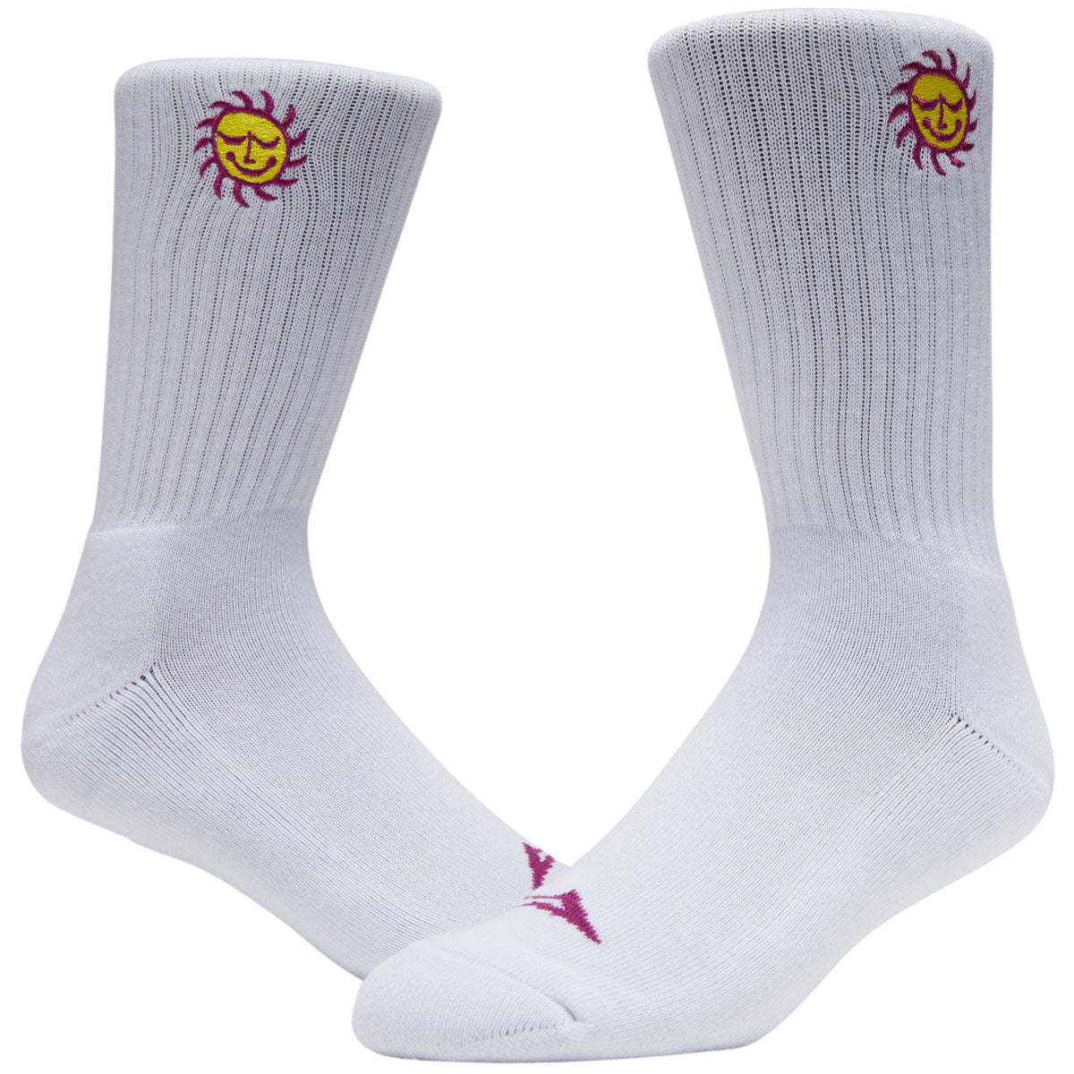 Lakai Sunny Crew Socks - White image 2