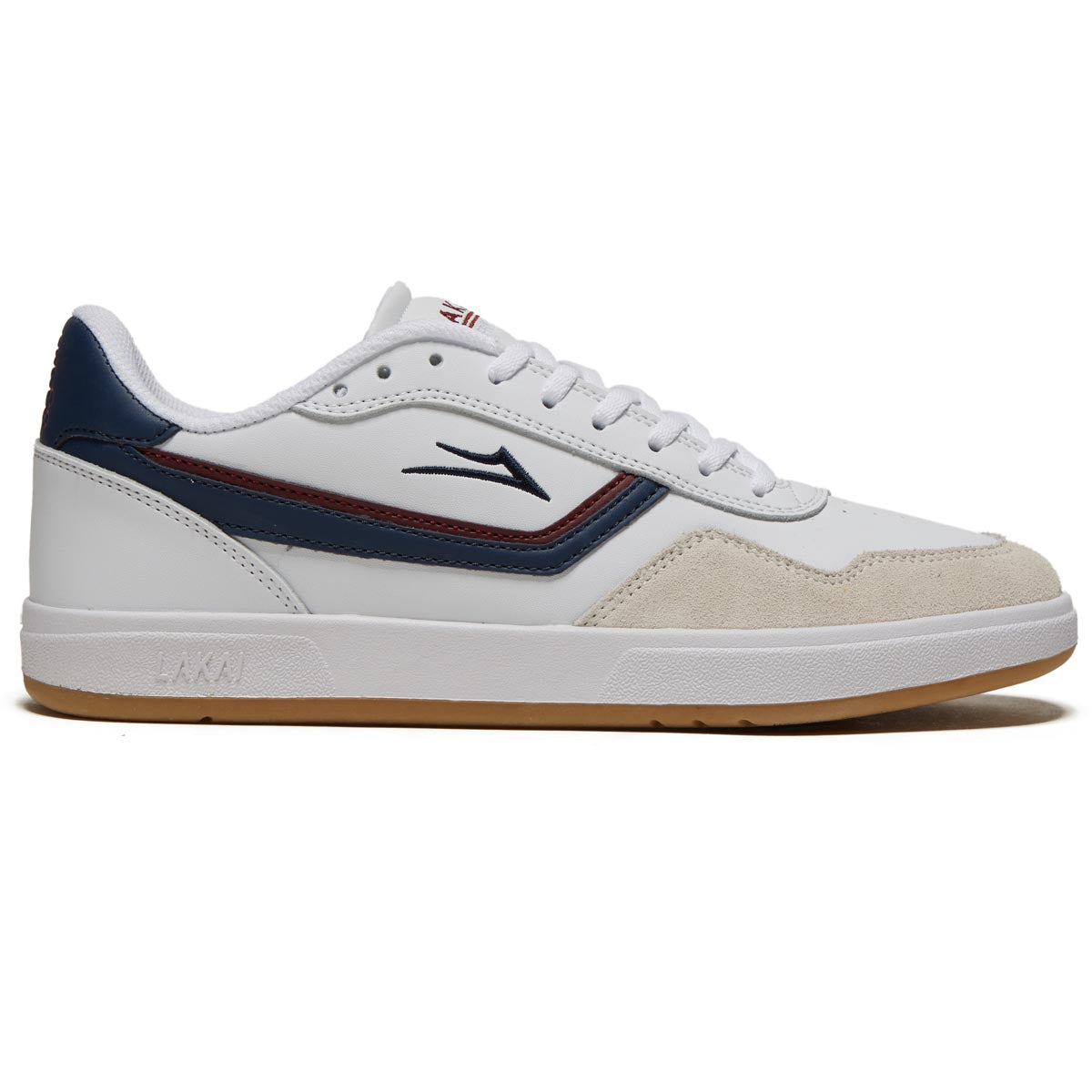 Lakai Terrace Shoes - White/Navy Suede image 1