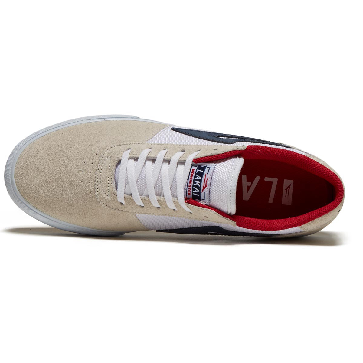 Lakai Manchester Shoes - White/Navy image 3