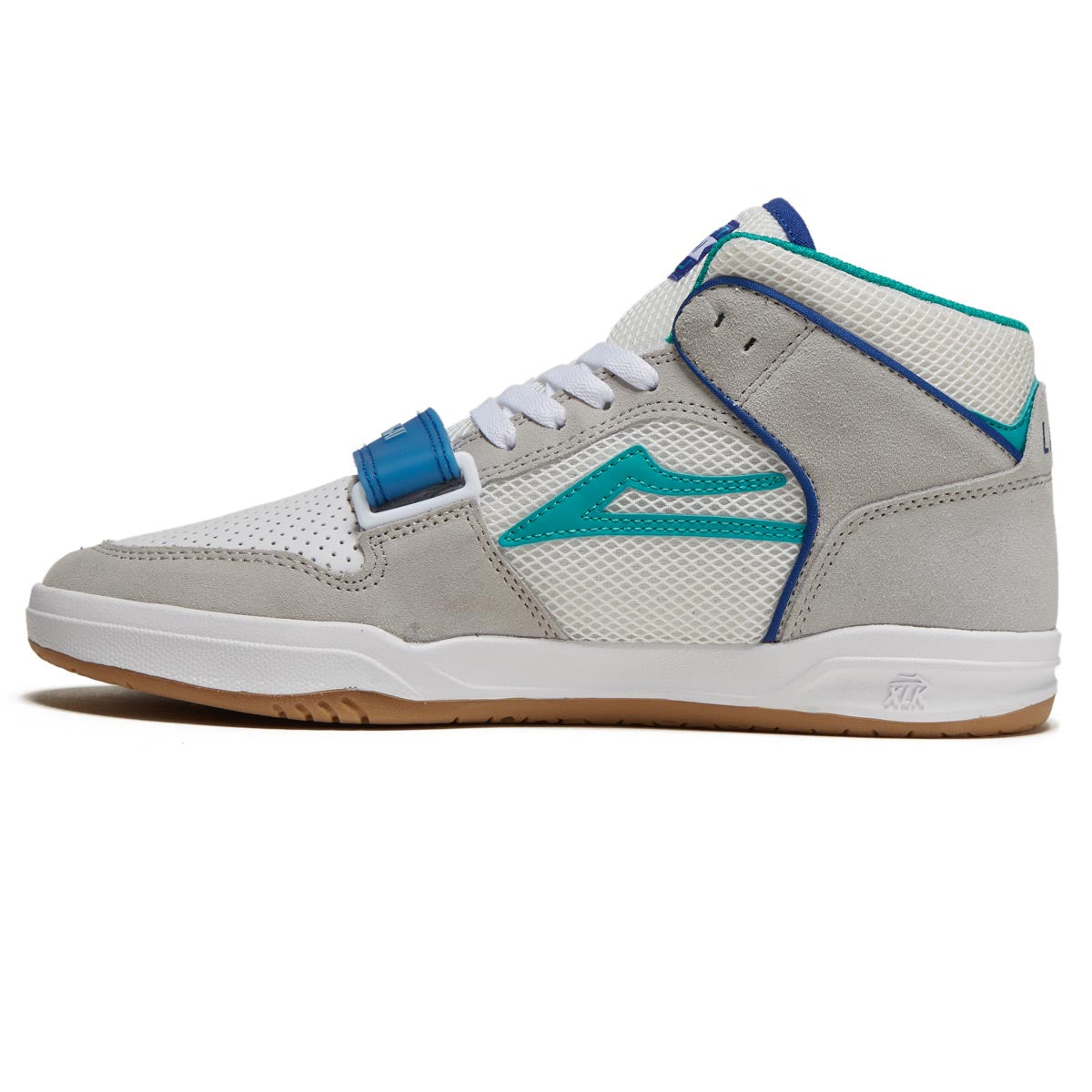 Lakai Telford Mid Shoes - White/Gum Suede image 2