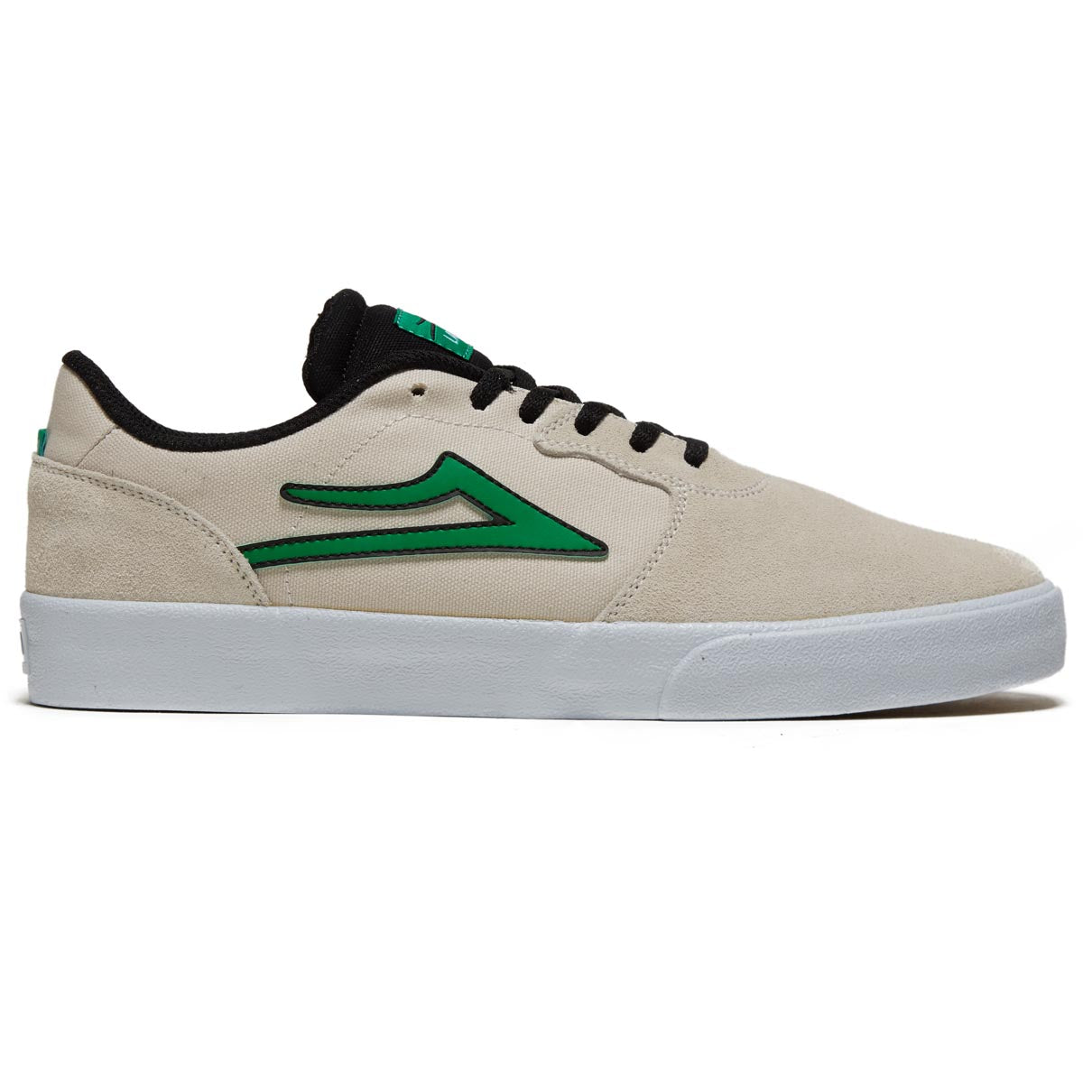 Lakai Cardiff Shoes - White/Black Suede image 1