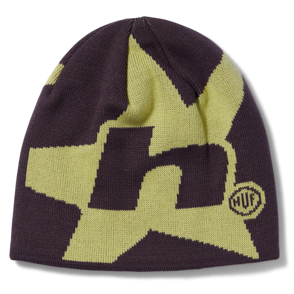 Huf H Star Skull Beanie - Raisin image 1