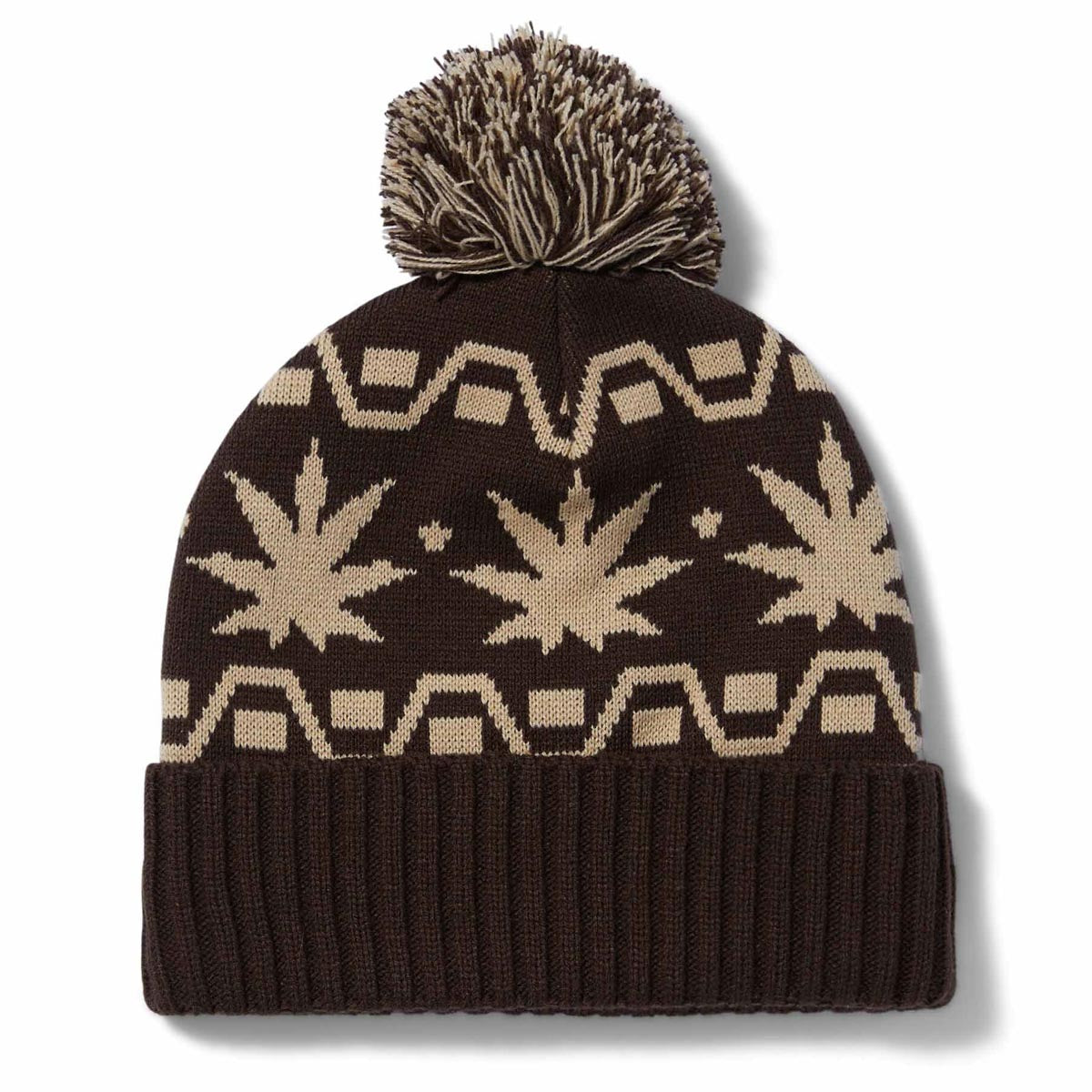 Huf Apres Cuff Pom Beanie - Brown image 2