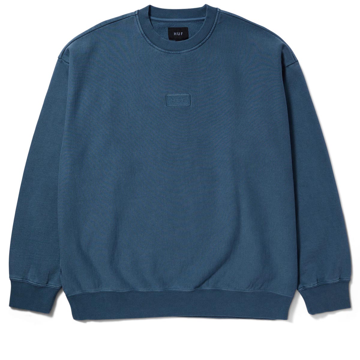 Huf Mason Crewneck Fleece Sweatshirt - Oil Blue image 1