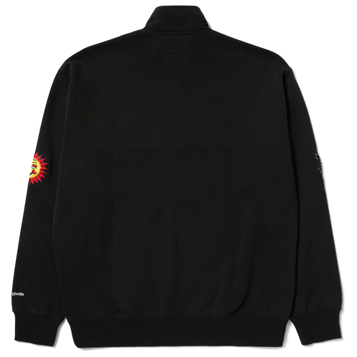 Huf Bledsoe Quarter Zip Fleece Sweatshirt - Black image 2