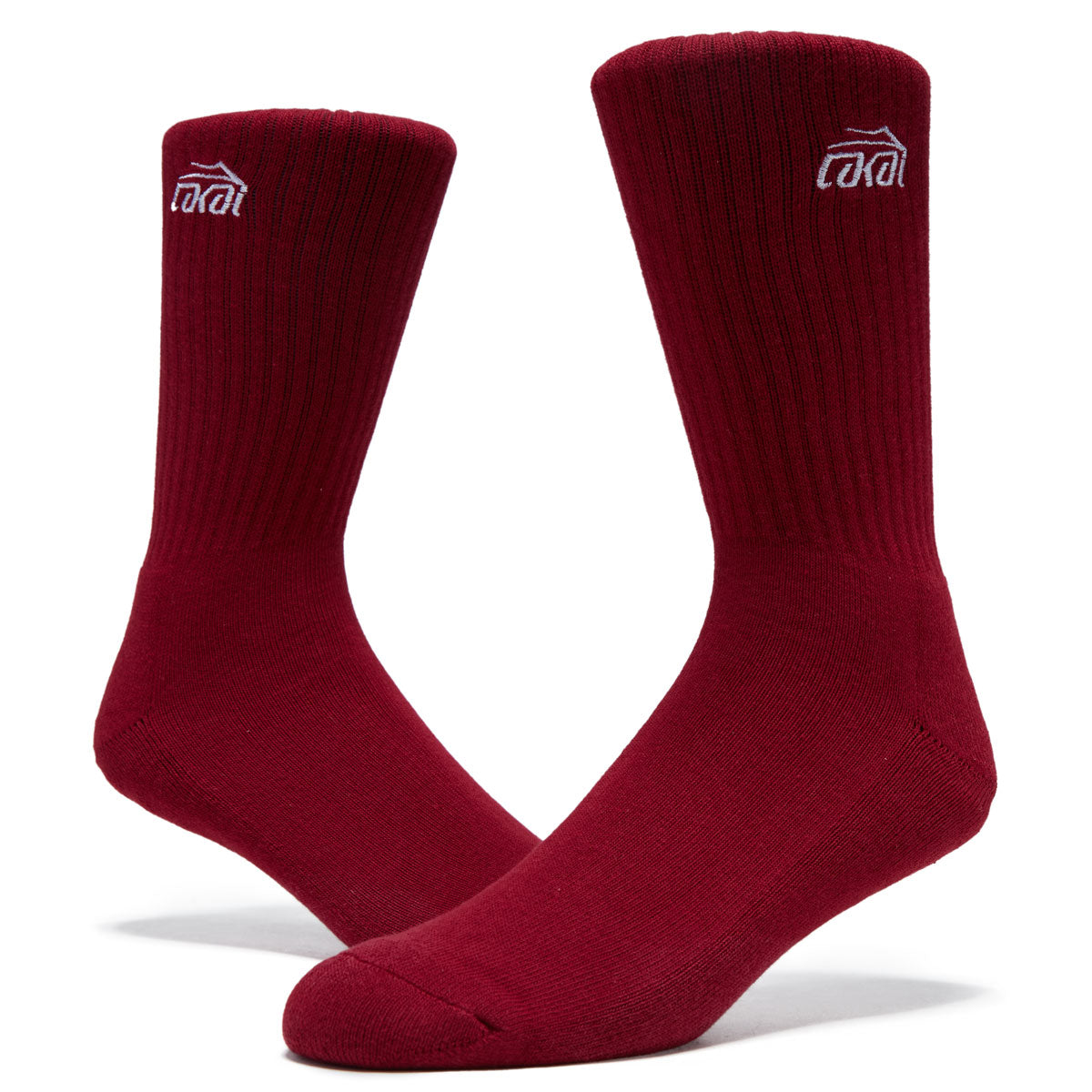 Lakai Basics Crew Socks - Burgundy image 2