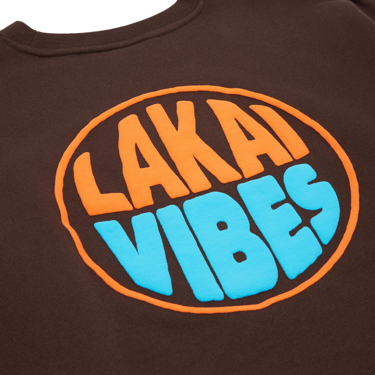 Lakai x Poler Lakai Vibes Crewneck Sweater - Chocolate image 4