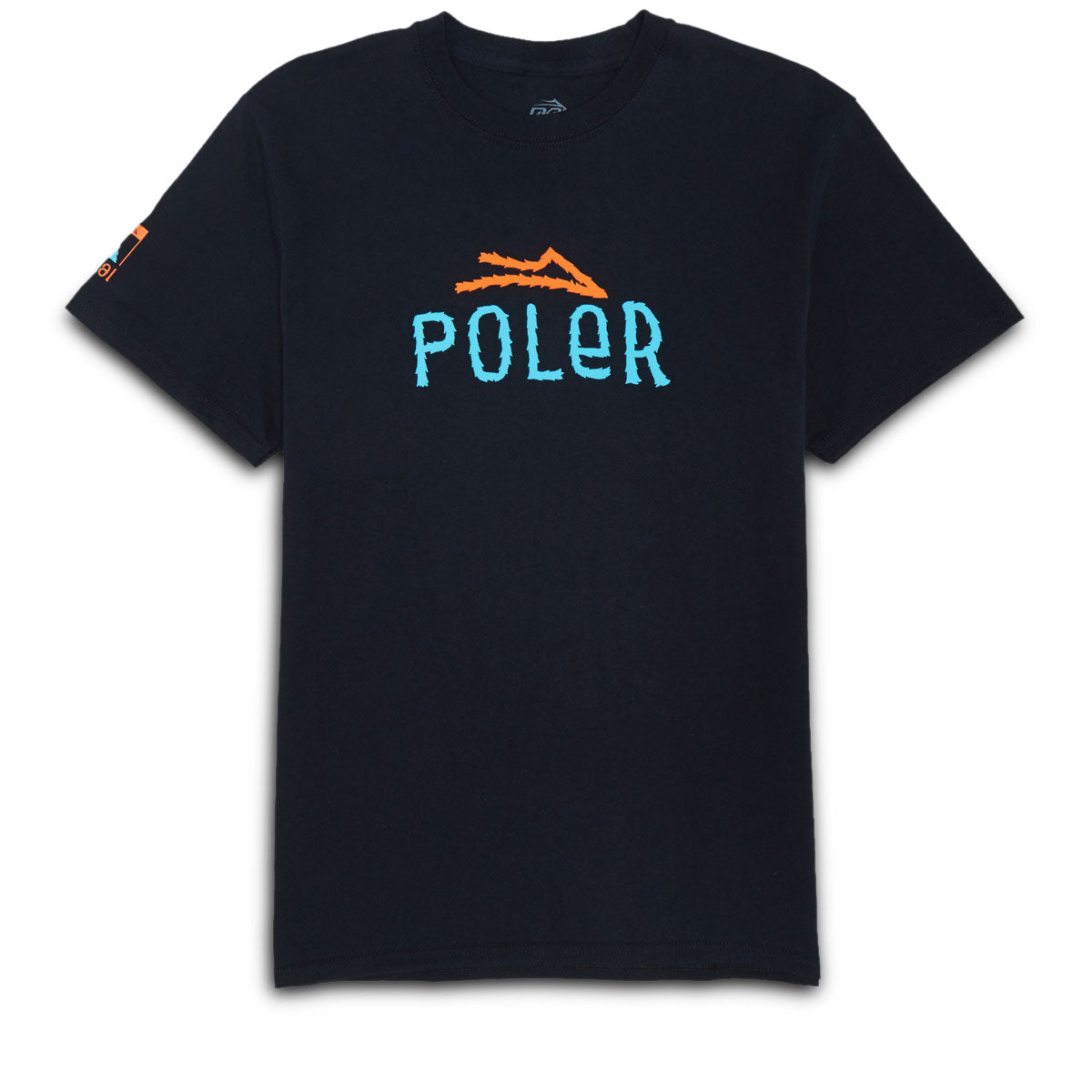 Lakai x Poler Furry Logo T-Shirt - Black image 1