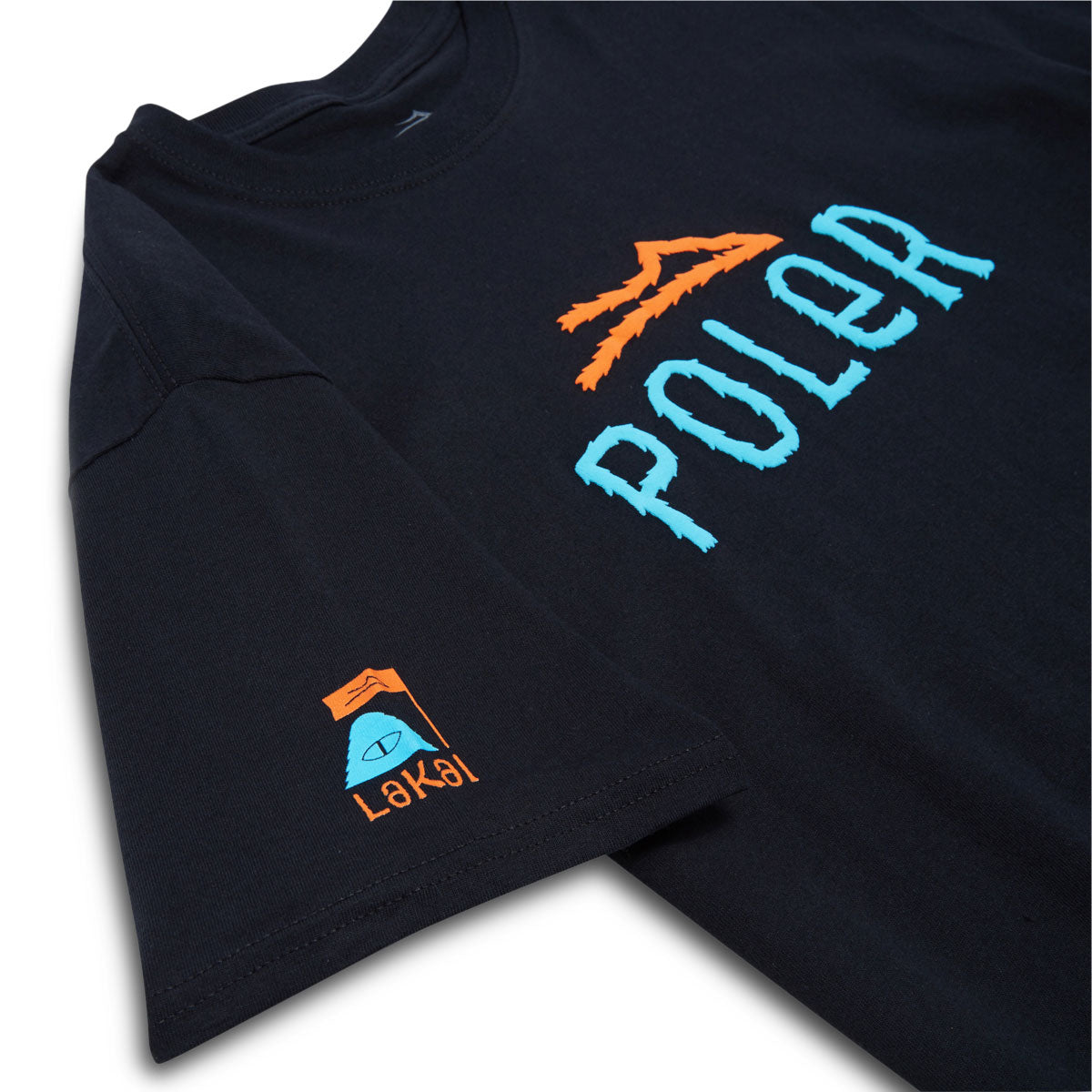 Lakai x Poler Furry Logo T-Shirt - Black image 2