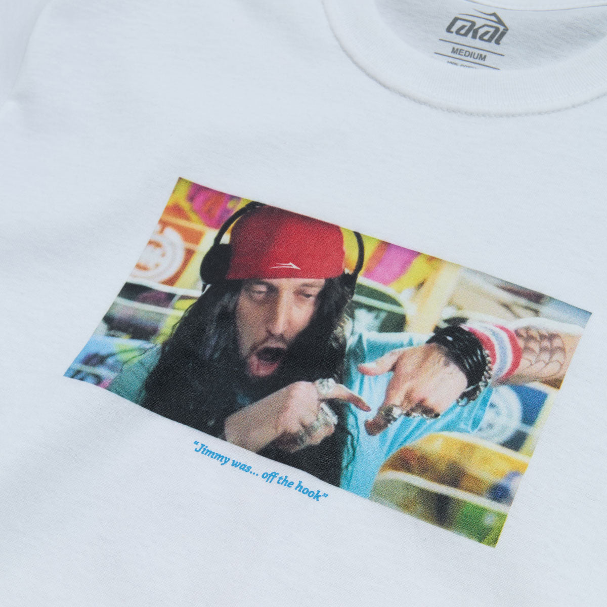 Lakai Off The Hook T-Shirt - White image 2