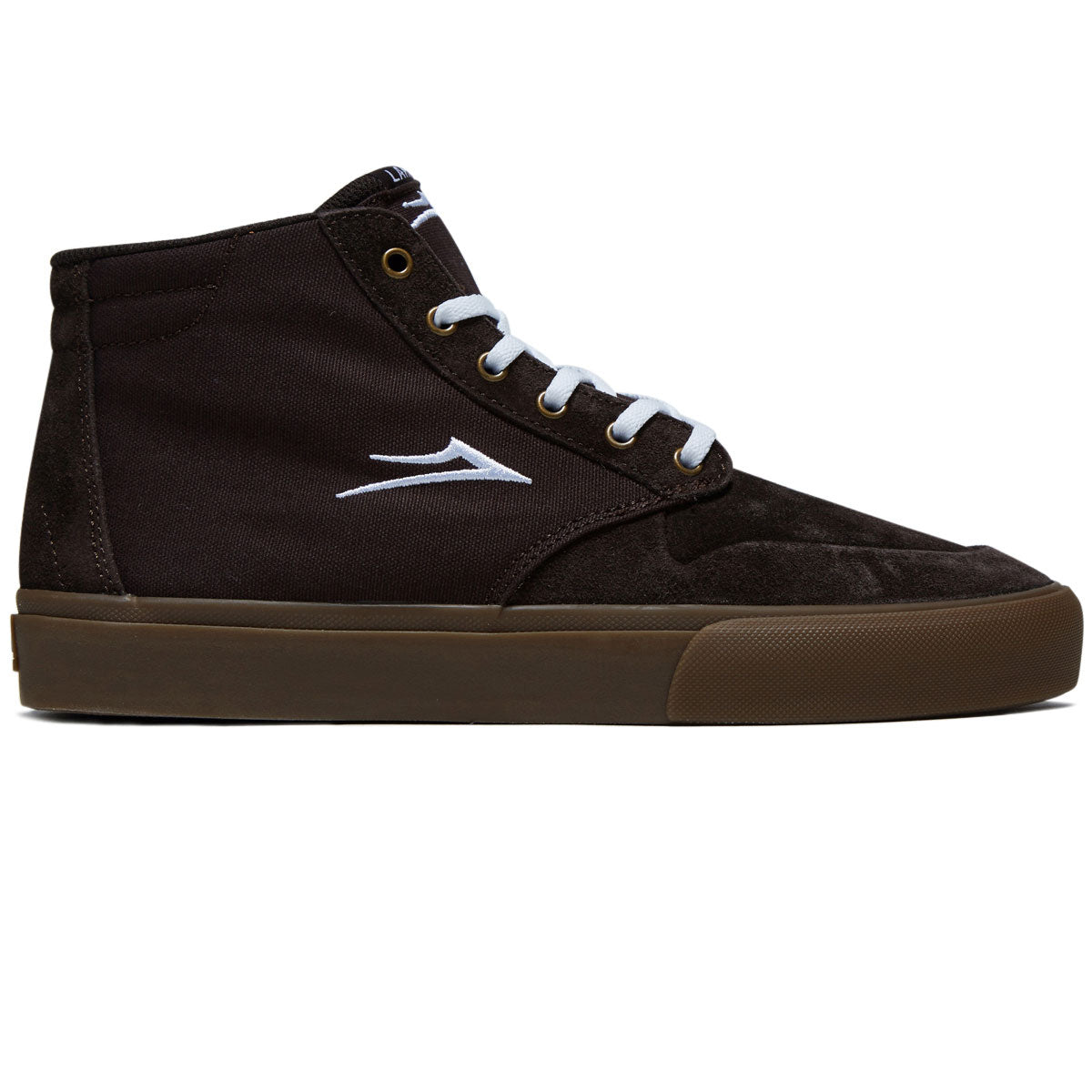 Lakai Riley 3 High Shoes - Chocolate/Gum Suede image 1