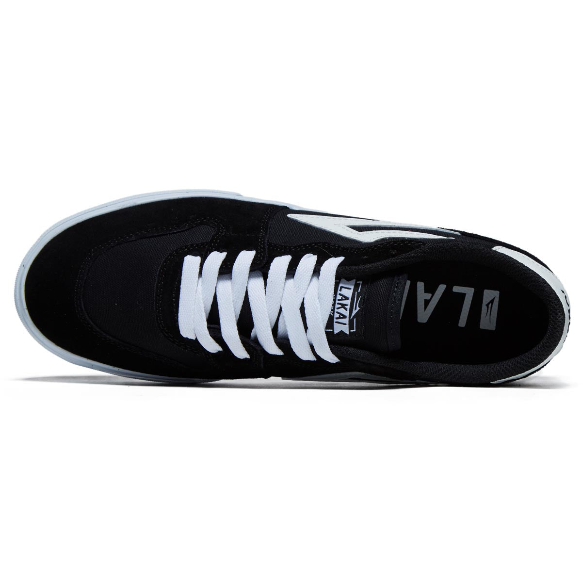 Lakai York Shoes - Black/White Suede image 3