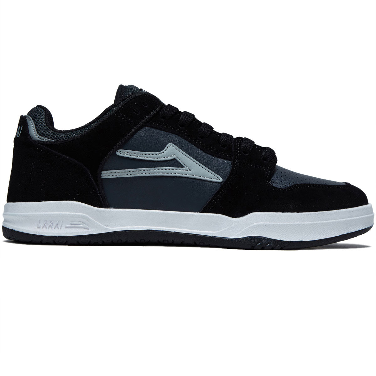 Lakai Telford Low Shoes - Black Suede/Grey Suede image 1