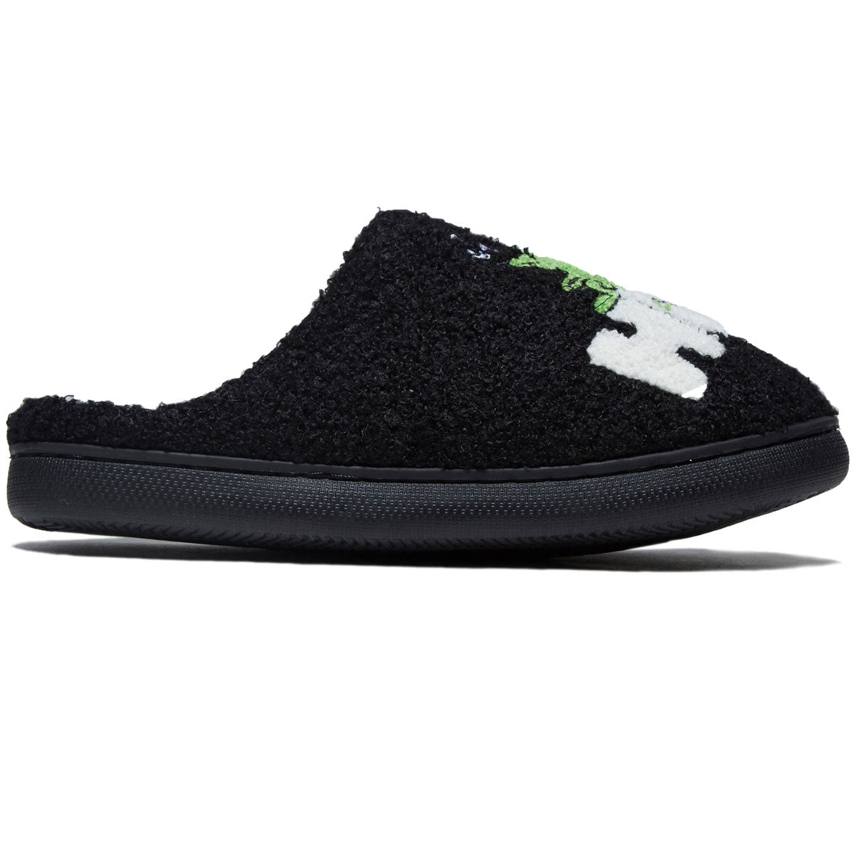 Huf Fuzzy Slipper Shoes - Black image 1