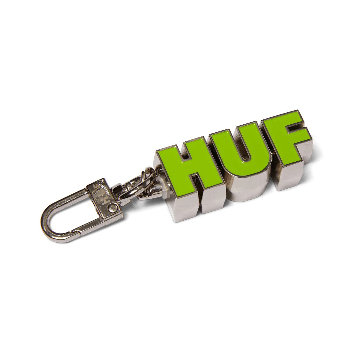 HUF Swivel Keychain - Silver image 3