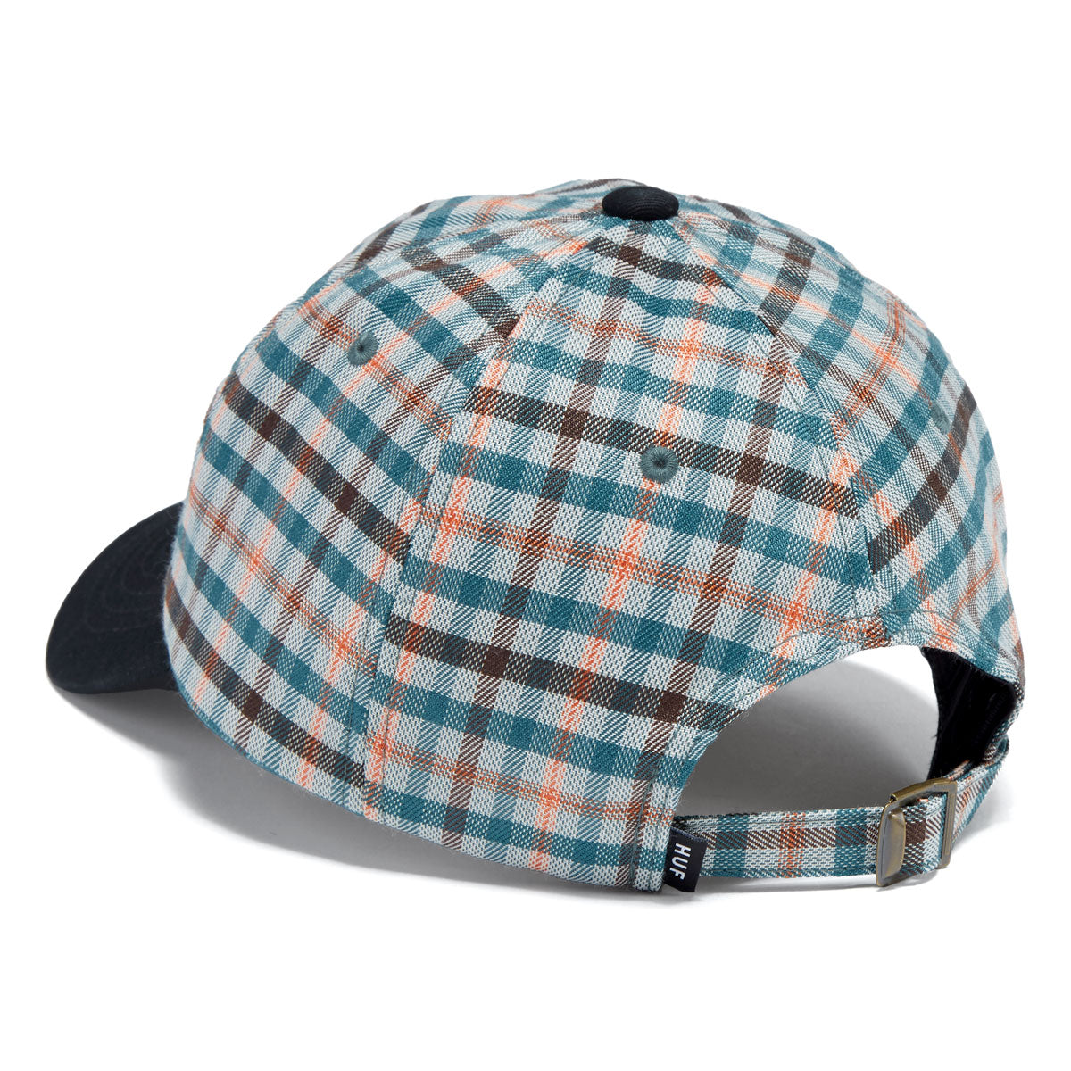 HUF Shadow Plaid 6 Panel Cv Hat - Black image 2