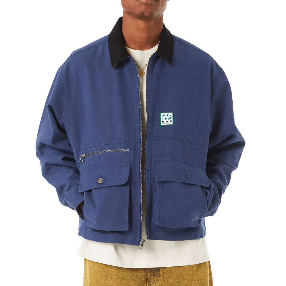 HUF Chilton Chore Jacket - Navy image 1