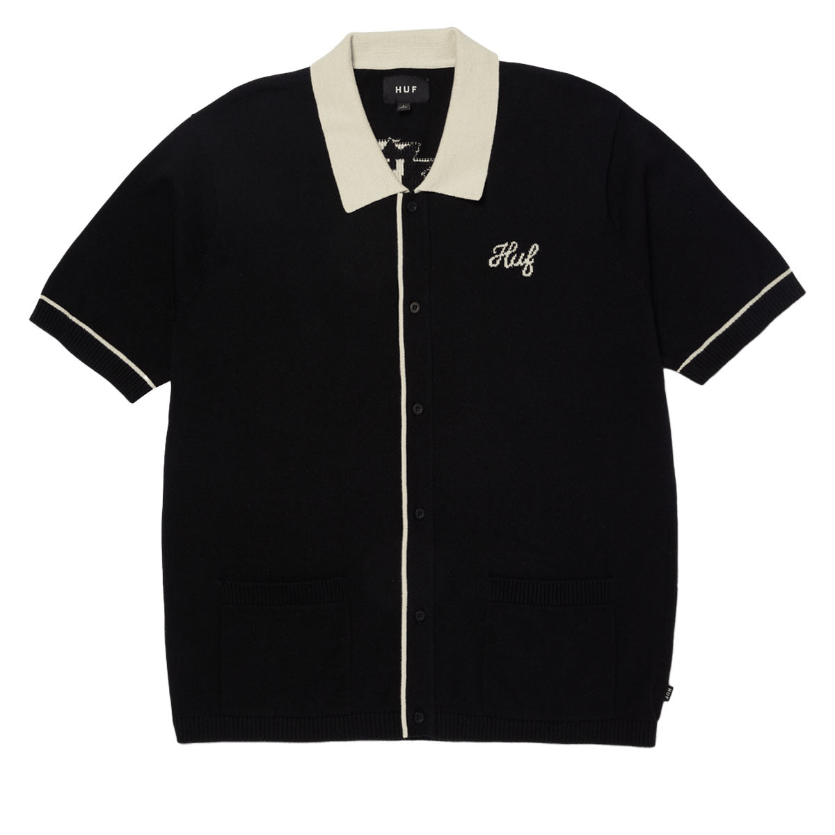 HUF Icarus Knit Top Shirt - Black image 3