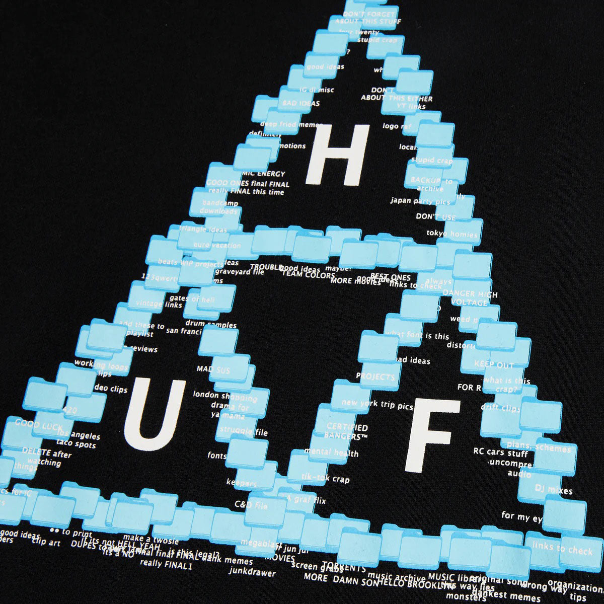 HUF Desktop Hoodie - Black image 3