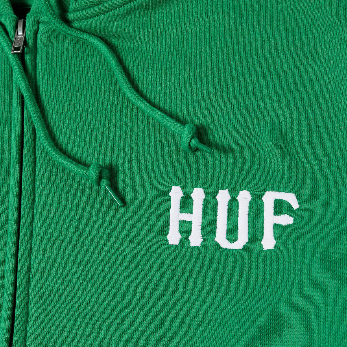 HUF Set Classic Logo Full Zip Hoodie - Clover image 2