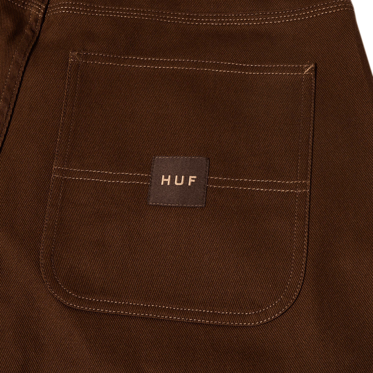 HUF Classic H Double Knee Work Shorts - Brown image 4